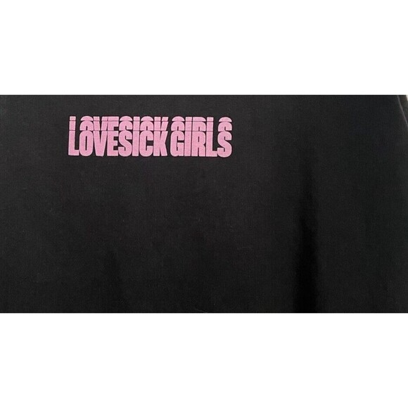 BlackPink Embroidered Pink Lovesick Group Photo K-Pop Hoodie Unisex L Official - Picture 6 of 9